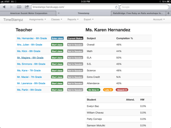 TimeStampzScreenshot