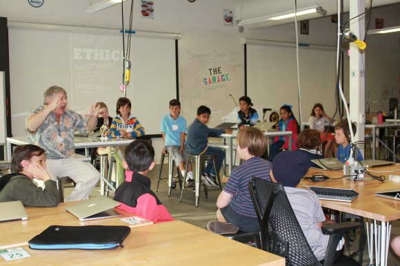 Brian in action at our Google Spring Academy 